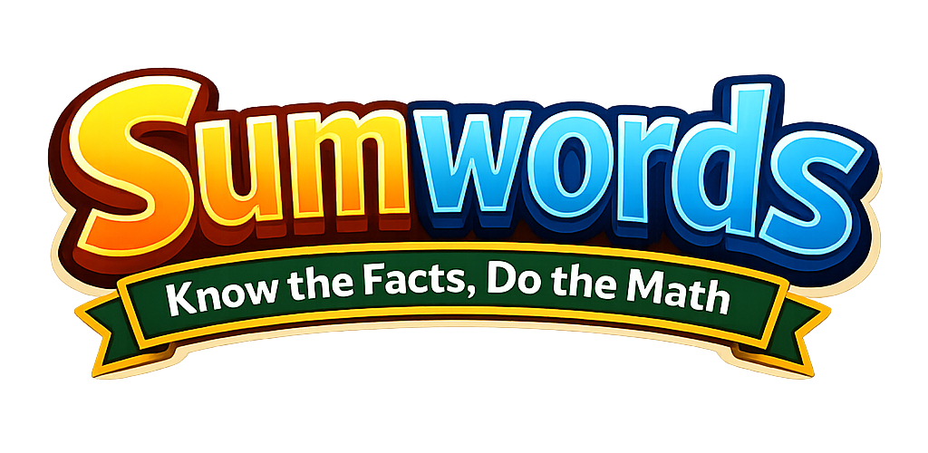 Sumwords - Know the Facts, Do the Math